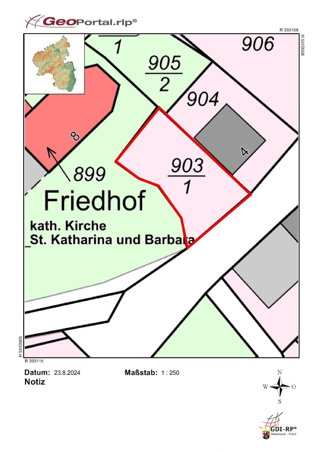 Kernscheid: Grundstück mit ehemaligem Rübenkeller, Franzenheimer Straße 6 