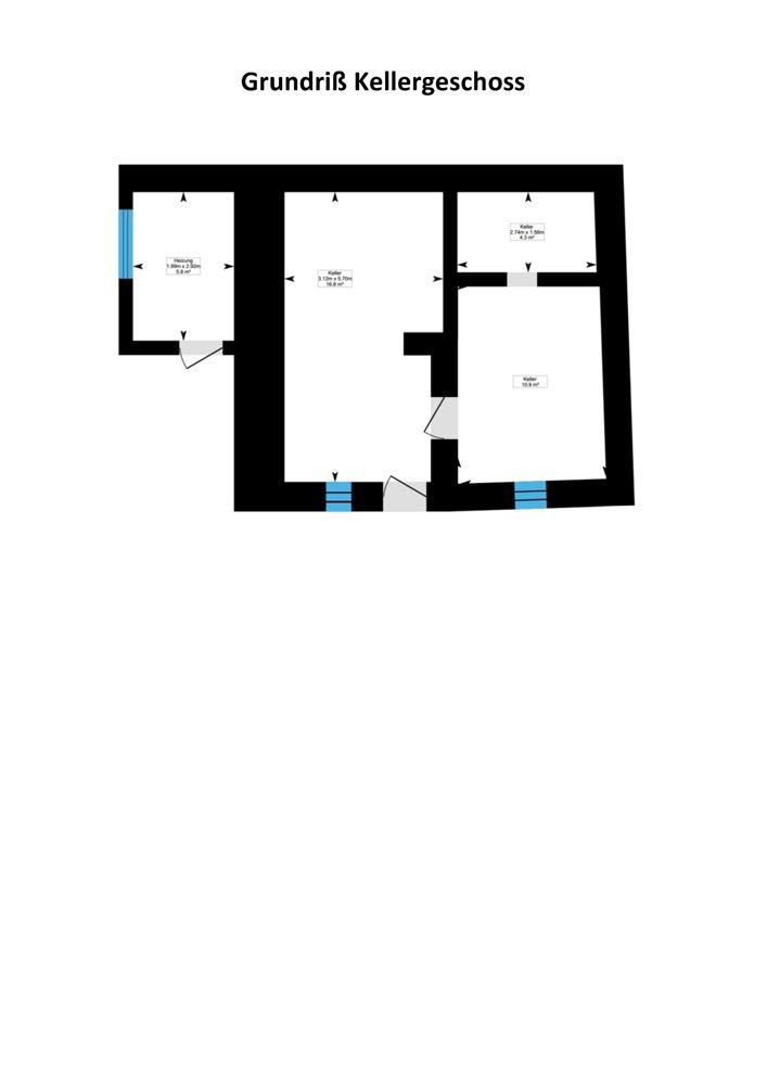 Grundriß Kellergeschoss Grundriß Kellergeschoss