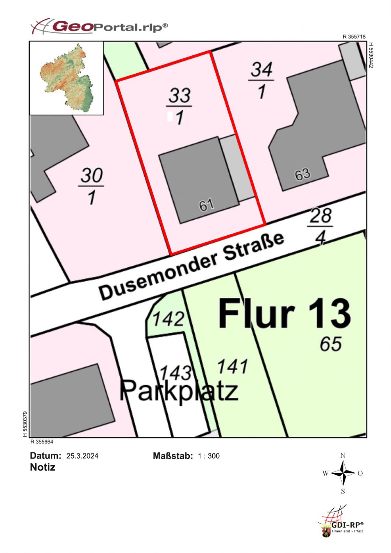 Flurkartenausschnitt Flurkartenausschnitt