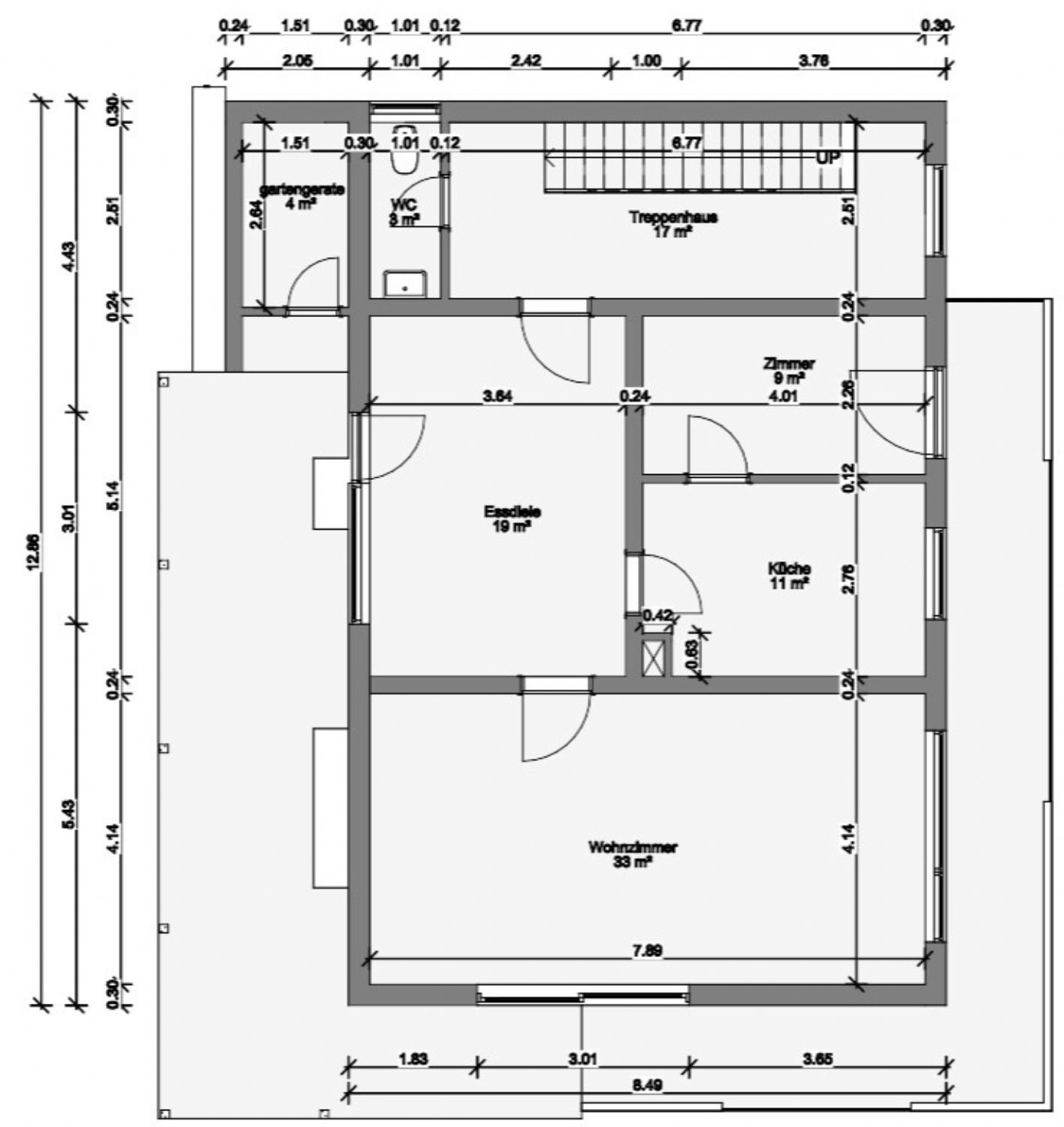 Grundriss Obergeschoss 2D Grundriss Obergeschoss 2D
