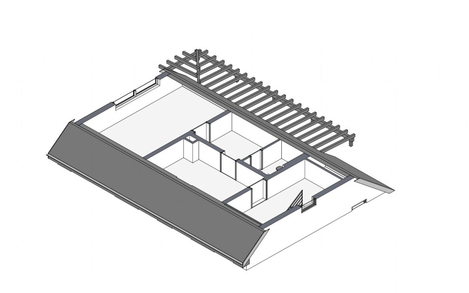 Grundriß Dachgeschoss 3D Grundriß Dachgeschoss 3D