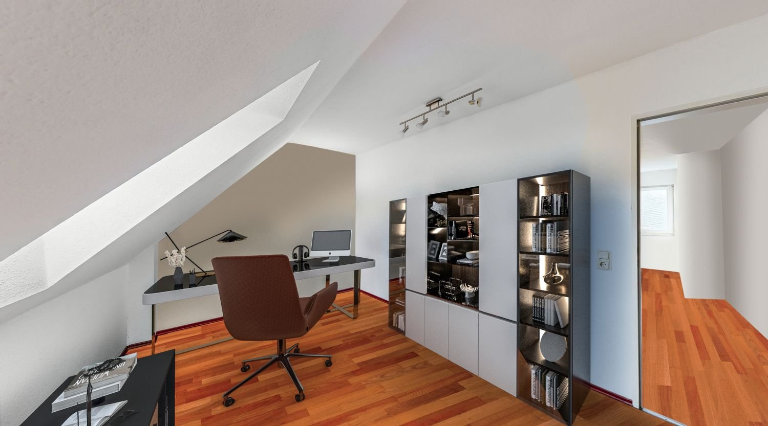 Einrichtungsvorschlag Büro Dachgeschoss Einrichtungsvorschlag Büro Dachgeschoss