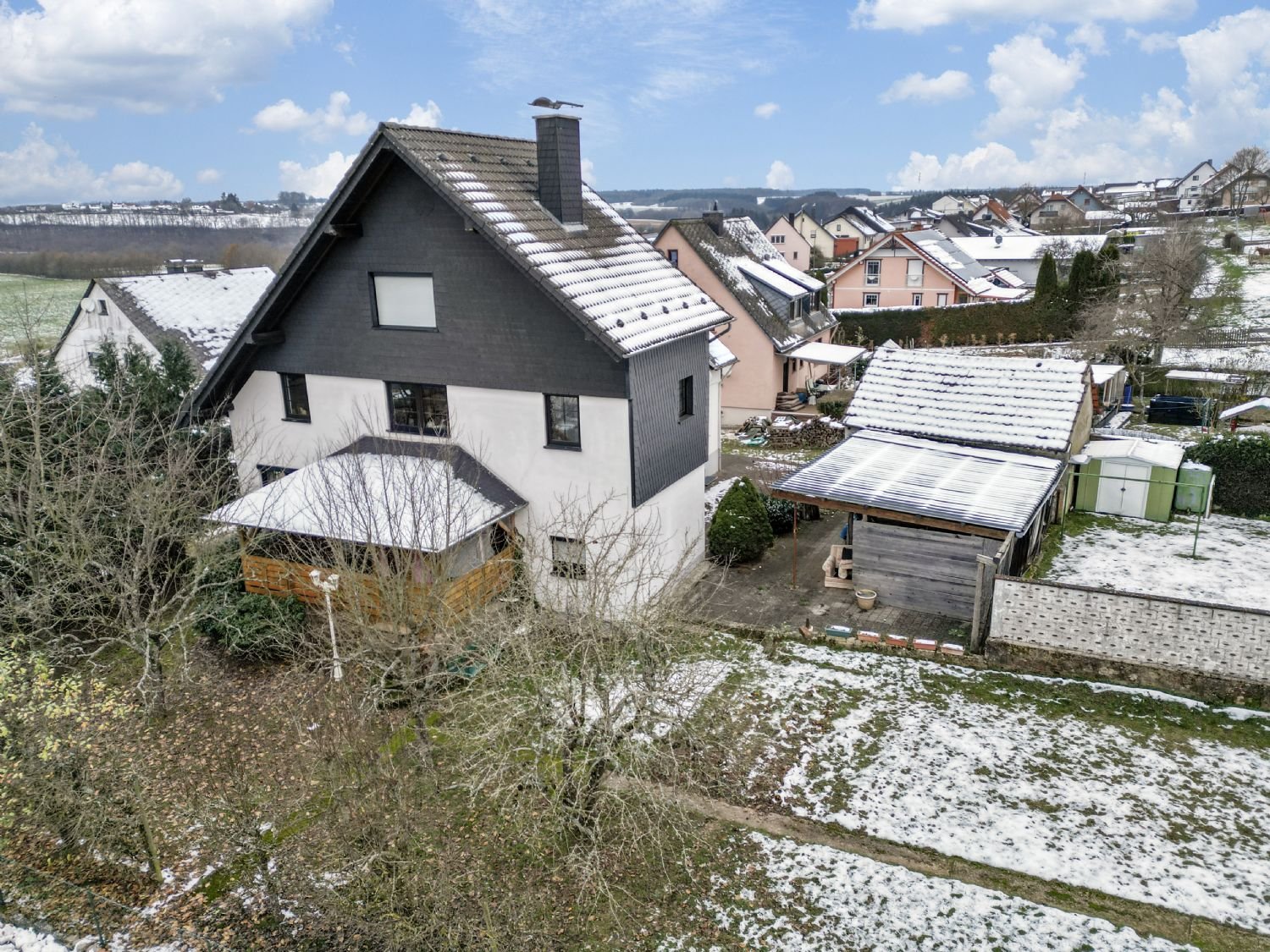Seitenansicht von Süden Seitenansicht von Süden