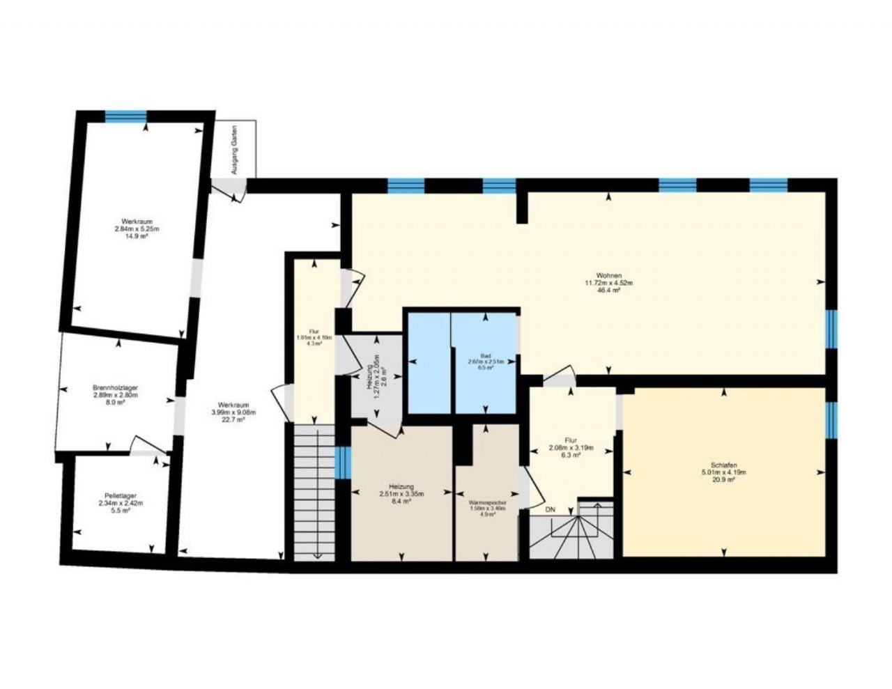Grundriss Untergeschoss Grundriss Untergeschoss