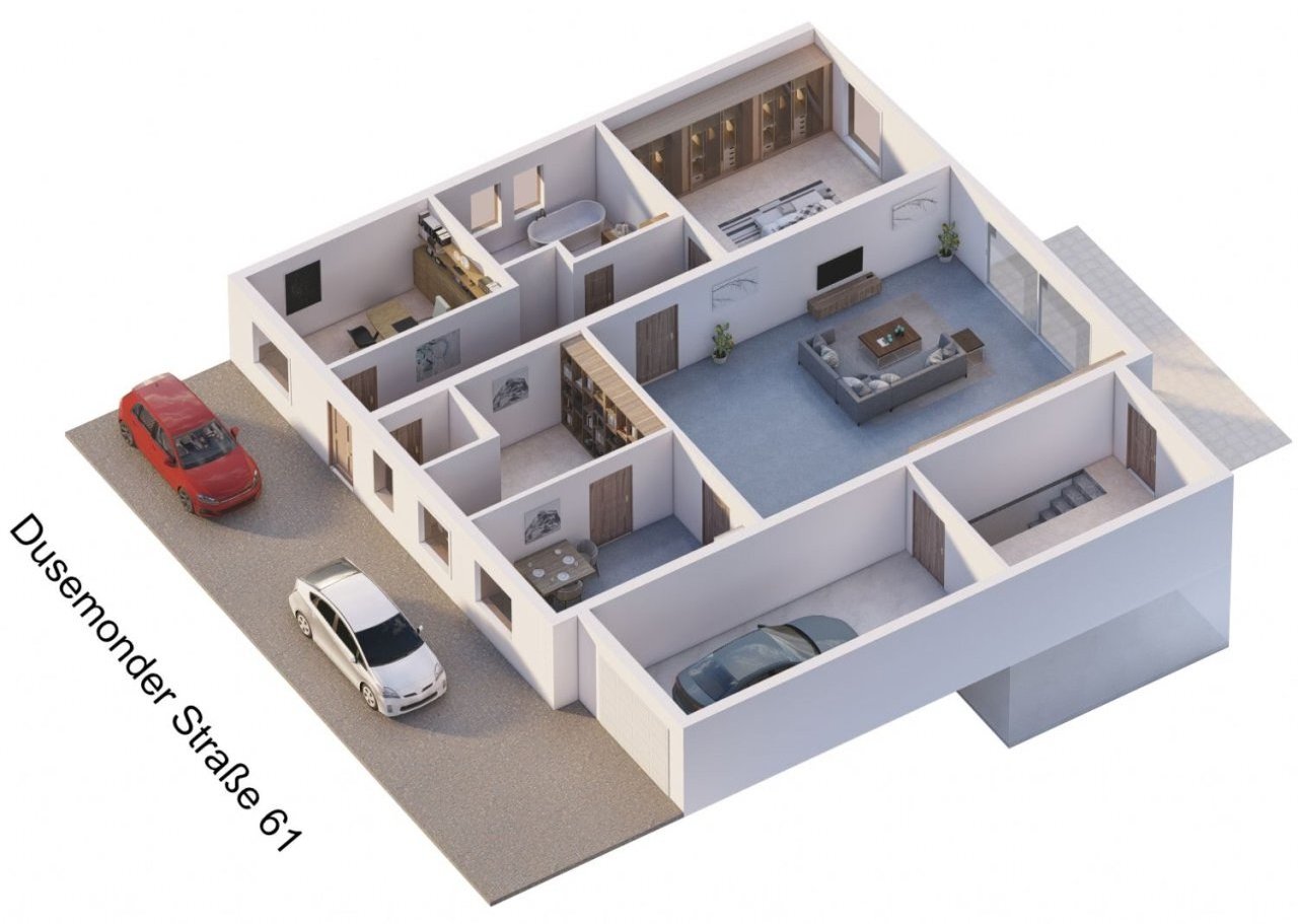 3D-Grundriß 3D-Grundriß