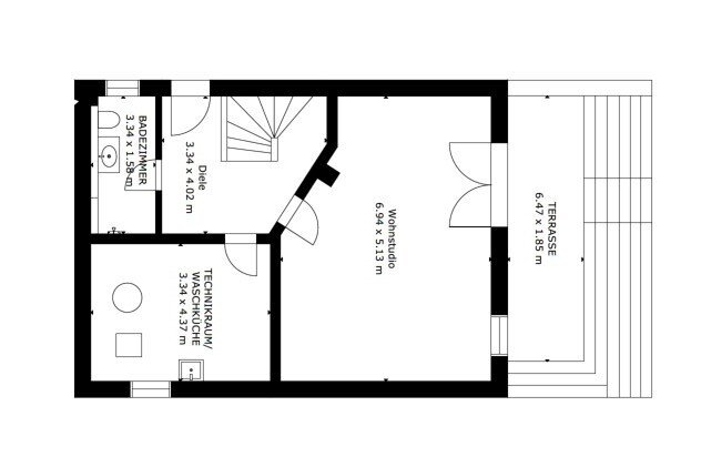 Grundriss Untergeschoss Grundriss Untergeschoss